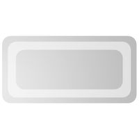 Lustro łazienkowe z LED, 20x40 cm