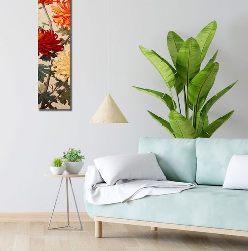 Obraz 20x90cm Tańczące Chryzantemy na Arena.pl