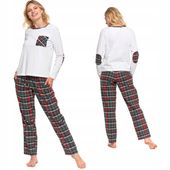 MORAJ PIŻAMA DAMSKA BAWEŁNA rozmiar XL ŚWIĄTECZNA KOLEKCJA PDD6000-004