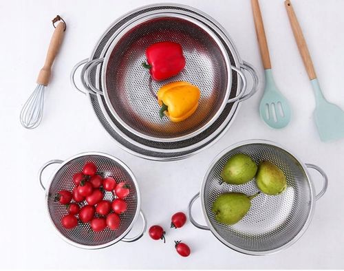 CEDZAK METALOWY DURSZLAK SITKO KUCHENNE NA MAKARON WARZYWA SUSZARKA na Arena.pl