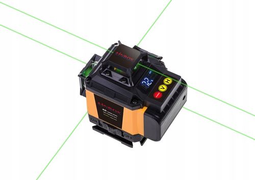POZIOMICA LASEROWA 360° LASER KRZYŻOWY 4D ZESTAW WALIZKA na Arena.pl