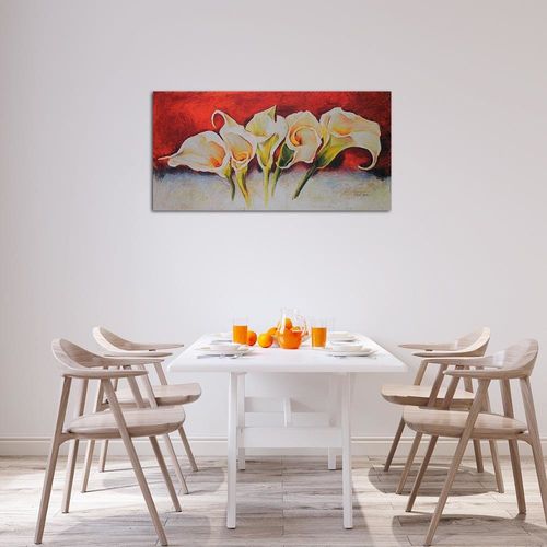 Deco Panel, Białe kalie 100x50 na Arena.pl