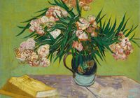 Plakat 100x70cm Oleanders, Van Gogh Vintage do Salonu