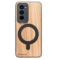 Drewniane Etui Bewood do Oppo Reno 12 5G  DĄB z MagSafe