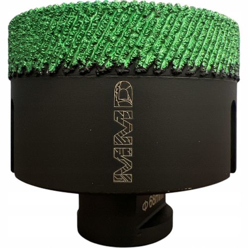 Otwornica diamentowa brazowana MMD Ø68 mm M14 do gresu ceramiki płytek na Arena.pl