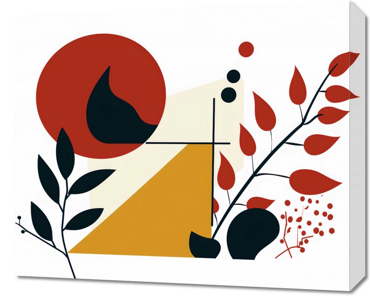 Obraz 60x50cm Ogień i Flora zdjęcie 1