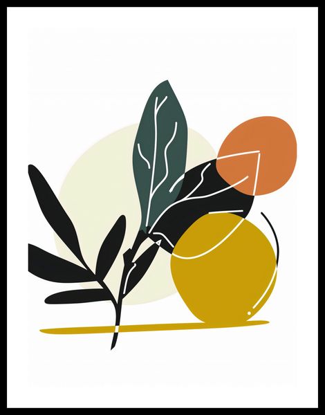 Plakat 75x100cm Elegancka Flora zdjęcie 3
