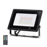 Halogen naświetlacz LED RGB 30W z pilotem Aigostar do efektownego oświetlenia