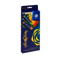 farby akrylowe 12 kolorów x 12 ml art&&hobby astra