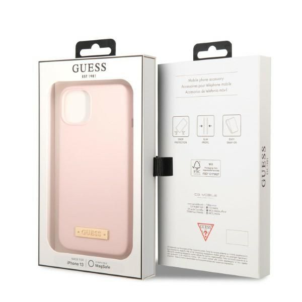 Etui Guess do iPhone 15, iPhone 14, iPhone 13, Różowy, MagSafe zdjęcie 8