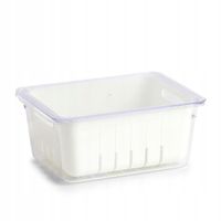 ORGANIZER DO LODÓWKI POJEMNIK PLASTIKOWY BIAŁE PUDEŁKO 22,5X17,5X10 ZELLER