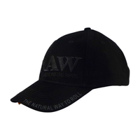 czapka z daszkiem raw black logo+ drewniany ubijak