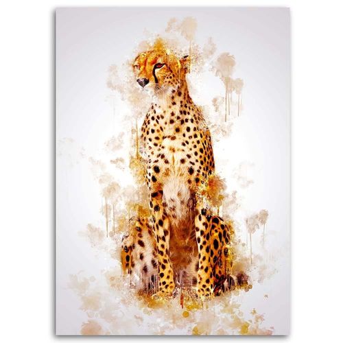 Deco Panel, Siedzący gepard 50x70 na Arena.pl