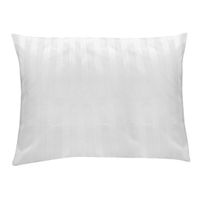 Poszewka hotelowa na zakładkę PASY 2cm biała/50x70