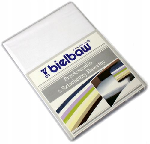 Prześcieradło Bawełniane 220x210 Bielbaw białe na Arena.pl