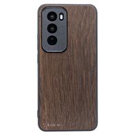 Drewniane Etui Bewood do Oppo Reno 12 5G  DĄB WĘDZONY