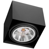 Natynkowa LAMPA sufitowa PLAZA ML4744 Milagro kwadratowa OPRAWA metalowa kostka regulowana czarna