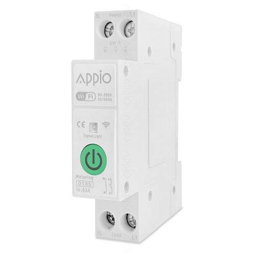 LICZNIK PRĄDU NA SZYNĘ DIN PRZEKAŹNIK POMIAR PODLICZNIK WiFi TUYA na Arena.pl