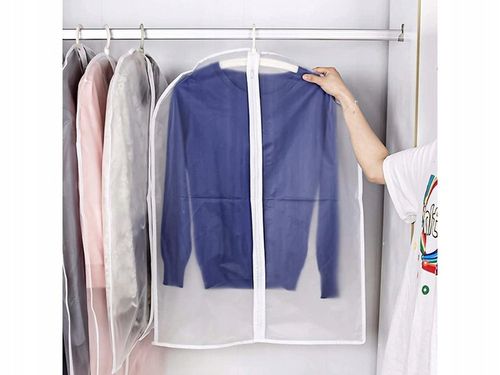 Pokrowce na ubrania transparent 3 rozmiary 10szt na Arena.pl