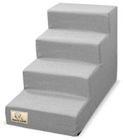 schody 4 stopniowe rozbieralne, antyslip 60x40x30 cm len szary