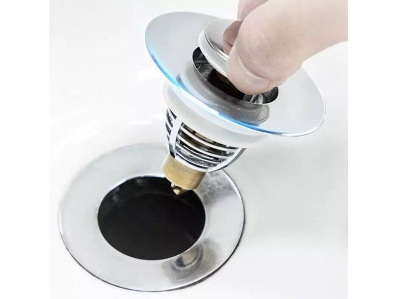 Korek klik-klak do umywalki zlewu uniwersalny zdjęcie 5