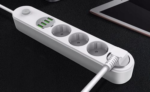Listwa zasilająca 4 Gniazda + 4x USB Przedłużacz na Arena.pl