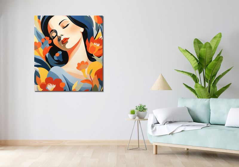 Obraz 90x100cm Urok Wewnętrzny zdjęcie 2