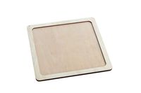 Kwadratowa tacka drewniana