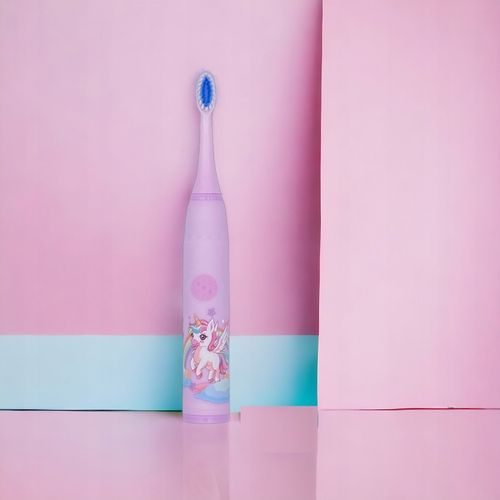 SZCZOTECZKA SONICZNA DO ZĘBÓW DLA DZIECI ELEKTRYCZNA FIOLET+KOŃCÓWKI+GRATIS na Arena.pl