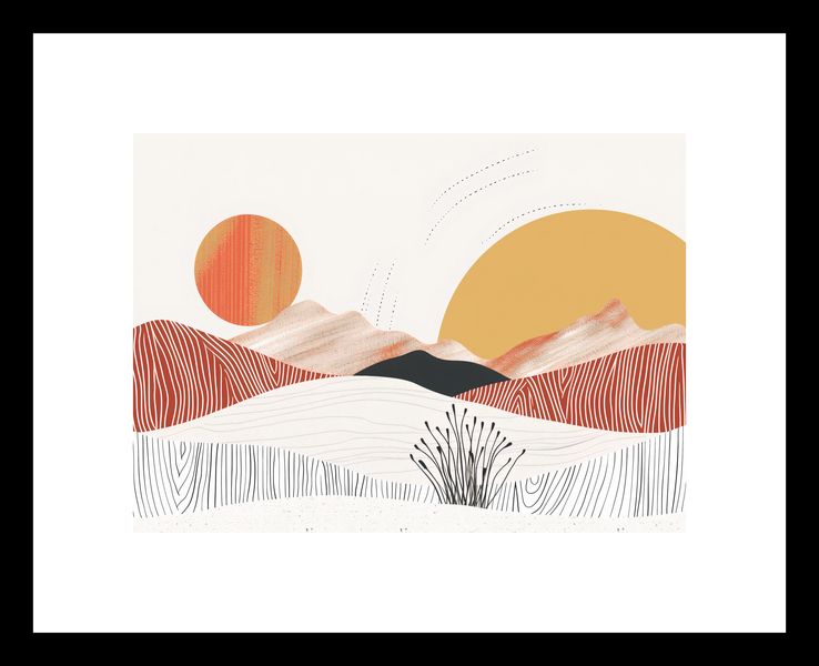 Plakat 18x13cm Roztańczone Słońce zdjęcie 3