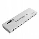 Rozgałęźnik HDMI 8 Monitorów Spacetronik 4K 60 Hz CEC Rozdzielacz sygnału