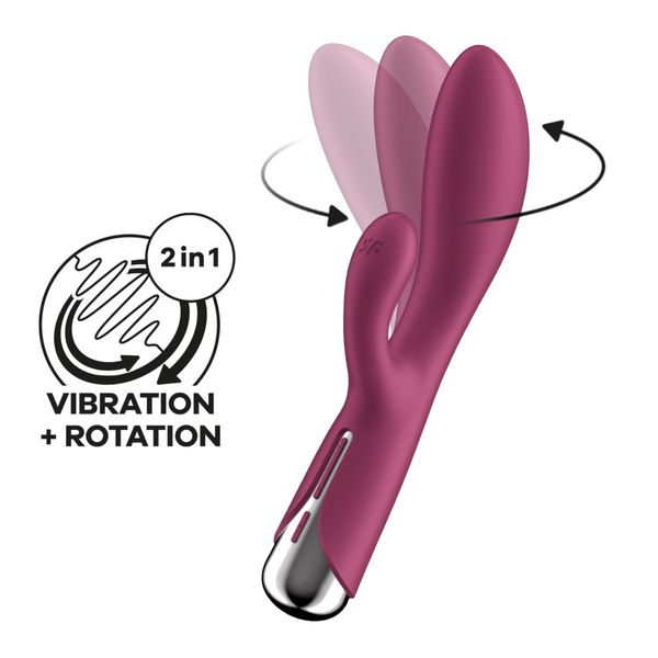 Satisfyer Spinning Rabbit 1 red zdjęcie 6