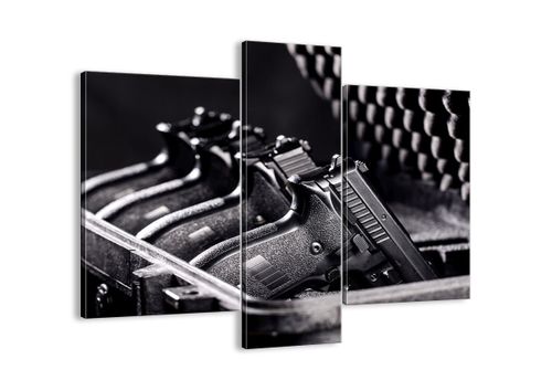 Obraz Na Płótnie - Rewolwer Broń  - 95X80 Cm - Cb95X80-4004 na Arena.pl