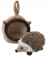 PLUSZOWY JEŻ w domku MASKOTKA pluszak jeżyk