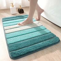 DEXI Antypoślizgowy Dywanik Łazienkowy Niebieski