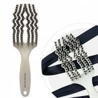 Szczotka do włosów z NATURALNYM włosiem z DZIKA WYGŁADZA TAUPE NUTRIDOME