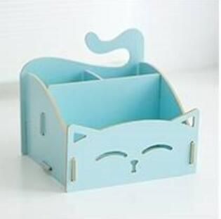 Wielofunkcyjny Organizer - Przybornik Na Biurko Niebieski zdjęcie 1