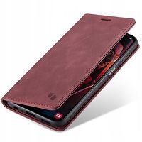 ETUI Z KLAPKĄ DO GALAXY A35 5G SKÓRZANE PORTFEL POKROWIEC ZAMYKANE + SZKŁO