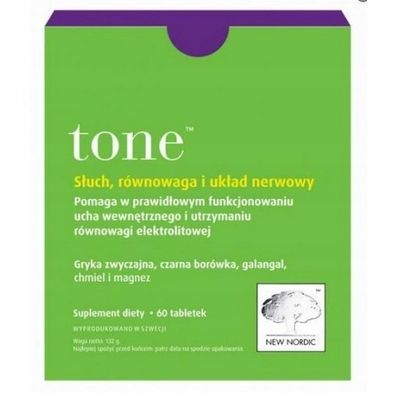 Tone na dobry słuch, 60 tabletek zdjęcie 1