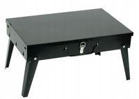 GRILL TURYSTYCZNY PRZENOŚNY WĘGLOWY SKŁADANY BBQ KEMPINGOWY WALIZKA POJEMNY