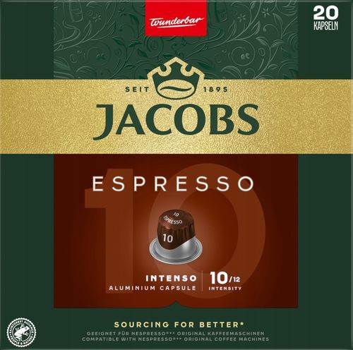 KAWA do NESPRESSO JACOBS ESPRESSO INTENSO 20 sztuk na Arena.pl