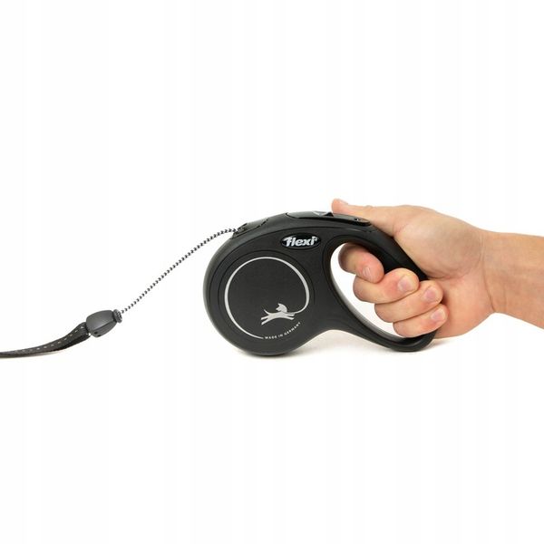 Flexi New Classic M linka 5m CZARNA do 20kg zdjęcie 7