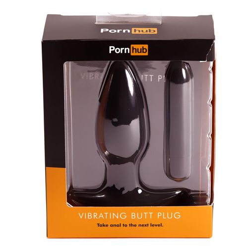 Plug analny wibrujacy - Pornhub Vibrating Butt Plug na Arena.pl