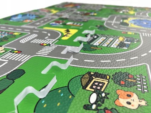 PUZZLE PIANKOWE MATA MIASTO ULICE DROGI 18EL DUŻE na Arena.pl