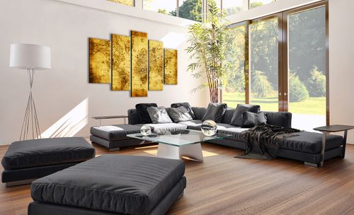 Obraz Na Płótnie - Mapa Świata - 150X100 Cm - Ea150X100-0127 na Arena.pl