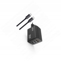 Szybka ładowarka GAN 65W kostka z kablem 3 wejścia do Xiaomi Redmi 10