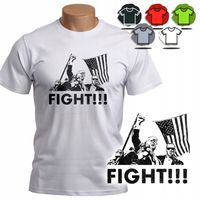 KOSZULKA T-SHIRT MĘSKI WZORY DO WYBORU - TRUMP FIGHT - XL