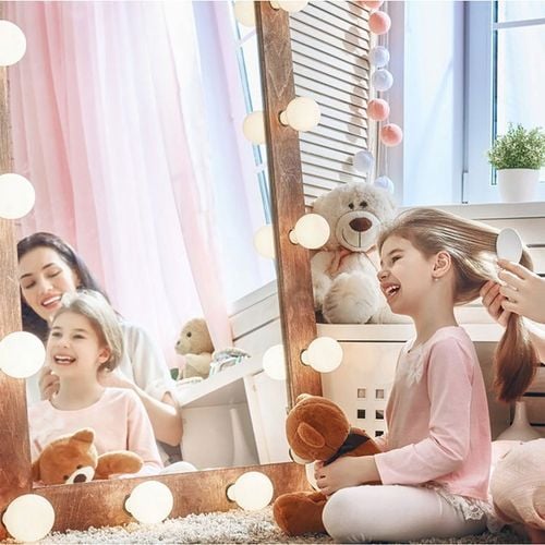 10x ŚWIATEŁKA LAMPKI LED NA LUSTRO TOALETKI 10 Poziomów Jasności 4,5M na Arena.pl