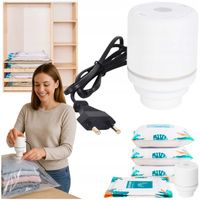 Pompka do worków próżniowych na ubrania mała elektryczna podróżna 30W worów