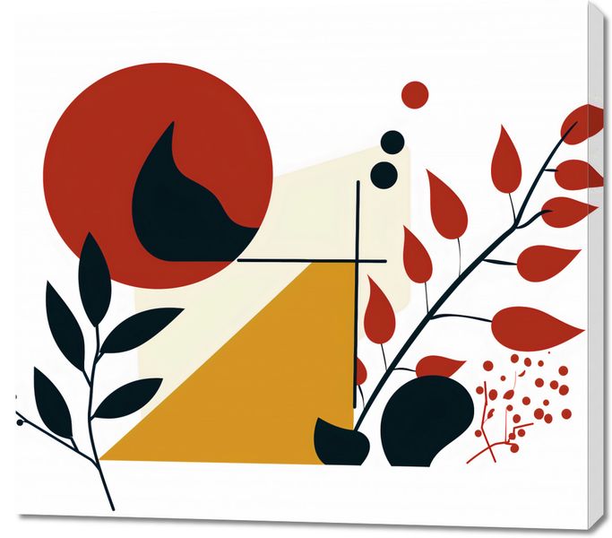 Obraz 100x90cm Ogień i Flora zdjęcie 1